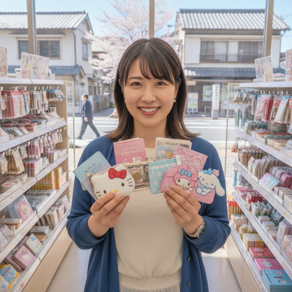 百 均 財布 サンリオのイメージ画像1