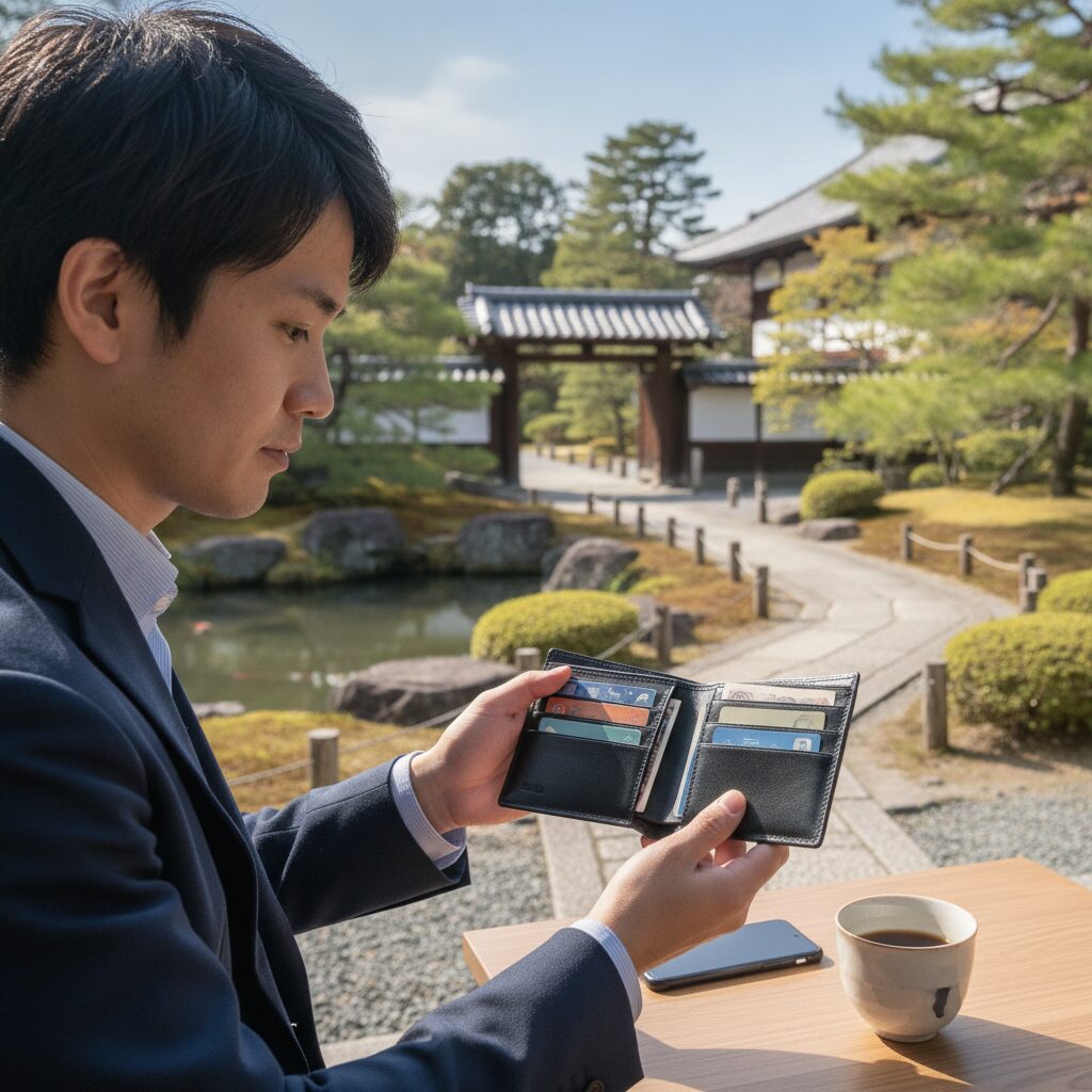 二つ折り財布のイメージ画像1